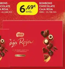 Spar Bombons chocolate caja roja promoção