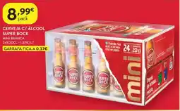 Spar Cerveja c/ álcool super bock promoção