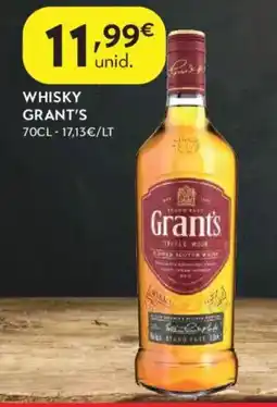 Spar Whisky grant's promoção