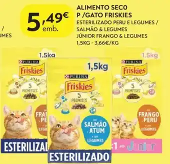 Alimento seco p/gato friskies