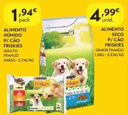Spar Alimento seco p/cão friskies júnior frango promoção