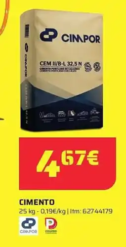 Bricomarché Cimento promoção