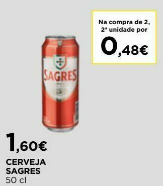 El Corte Inglés Cerveja sagres promoção