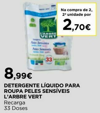 El Corte Inglés Detergente líquido promoção
