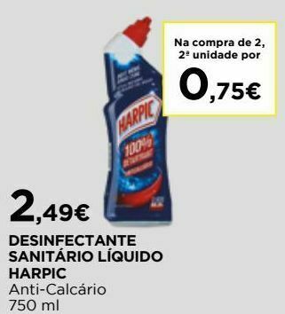 El Corte Inglés Desinfetante harpic promoção