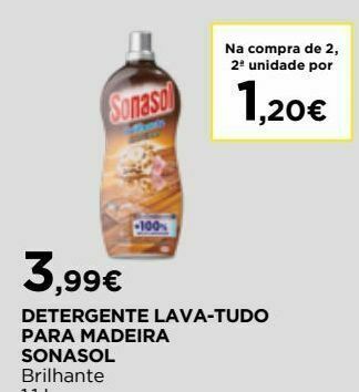 El Corte Inglés Detergente universal sonasol promoção