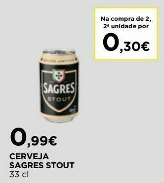 El Corte Inglés Cerveja sagres promoção