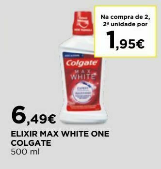 El Corte Inglés Elixir colgate promoção