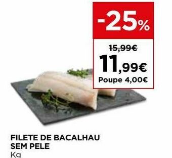 El Corte Inglés Bacalhau promoção