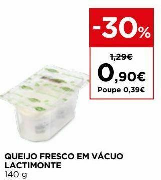 El Corte Inglés Queijo fresco promoção