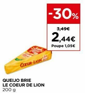 El Corte Inglés Queijo brie promoção
