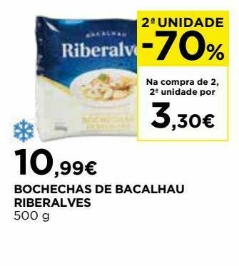 El Corte Inglés Bacalhau congelado riberalves promoção
