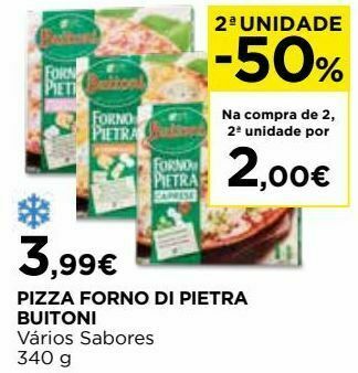 El Corte Inglés Pizza congelada buitoni promoção