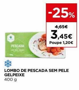El Corte Inglés Peixe congelado gelpeixe promoção