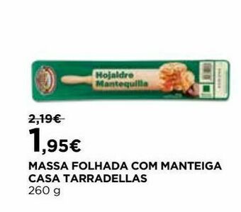 El Corte Inglés Massa folhada promoção