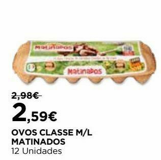 El Corte Inglés Ovos matinados promoção