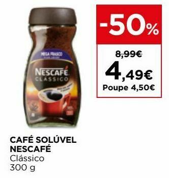 El Corte Inglés Café solúvel nescafé promoção