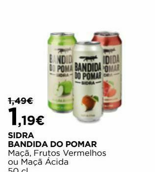 El Corte Inglés Sidra bandida do pomar promoção