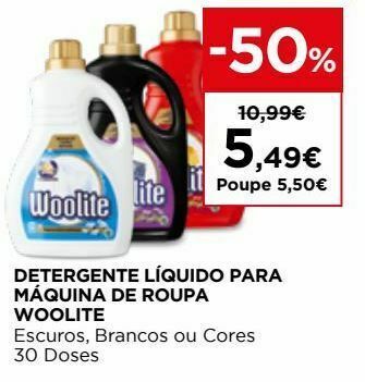 El Corte Inglés Detergente líquido woolite promoção