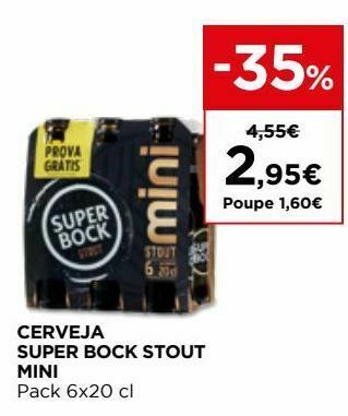 El Corte Inglés Cerveja super bock promoção