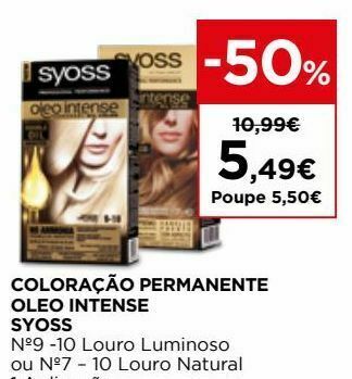 El Corte Inglés Coloração syoos promoção