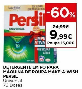 Detergente em pó persil
