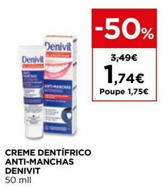 El Corte Inglés Pasta dos dentes promoção