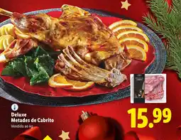 Lidl Deluxe Metades de Cabrito promoção
