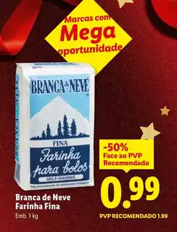 Lidl Branca de Neve Farinha Fina promoção