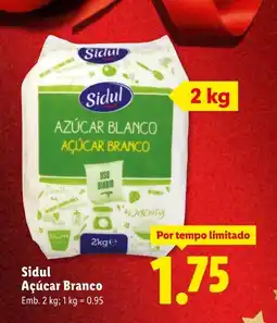 Lidl Sidul Açúcar Branco promoção