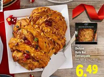 Lidl Deluxe Bolo Rei Entrançado promoção