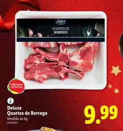 Lidl Deluxe Quartos de Borrego promoção
