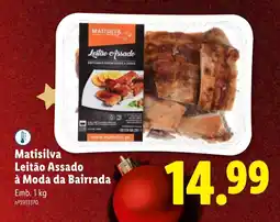 Lidl Matisilva Leitão Assado à Moda da Bairrada promoção