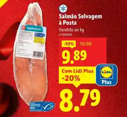 Lidl Salmão Selvagem à Posta promoção