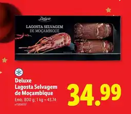 Lidl Deluxe Lagosta Selvagem de Moçambique promoção