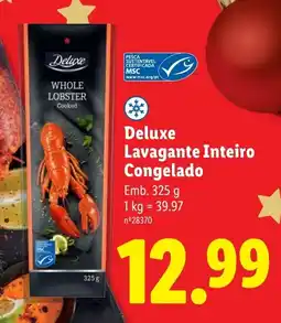 Lidl Deluxe Lavagante Inteiro Congelado promoção