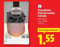 Lidl Fumadinho Paio do Lombo Fatiado promoção