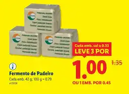 Lidl Fermento de Padeiro Cada promoção