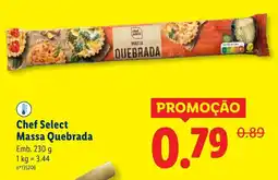 Lidl Chef Select Massa Quebrada promoção