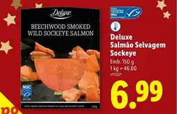 Lidl Deluxe Salmão Selvagem Sockeye promoção