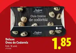 Lidl Deluxe Ovos frescos de codorniz promoção