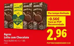 Lidl Agros Leite com Chocolate promoção