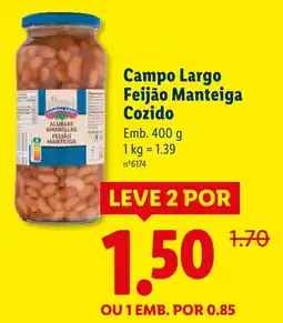Lidl Campo Largo Feijão Manteiga Cozido promoção