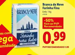 Lidl Branca de Neve Farinha Fina promoção