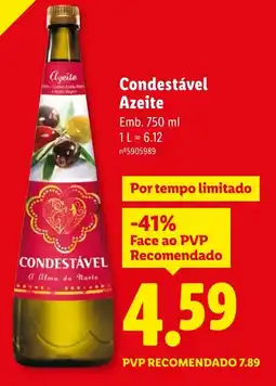 Lidl Condestável Azeite promoção