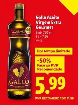 Lidl Gallo Azeite Virgem Extra Gourmet promoção