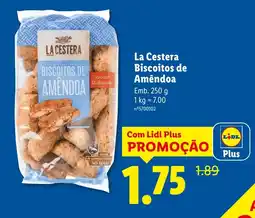 Lidl La Cestera Biscoitos de Amêndoa promoção
