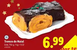 Lidl Tronco de Natal promoção