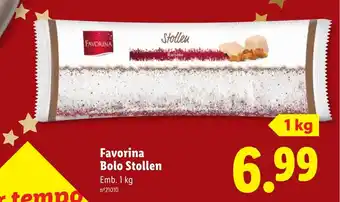 Lidl Favorina Bolo Stollen promoção