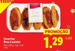 Lidl Favorina Broa Castelar promoção